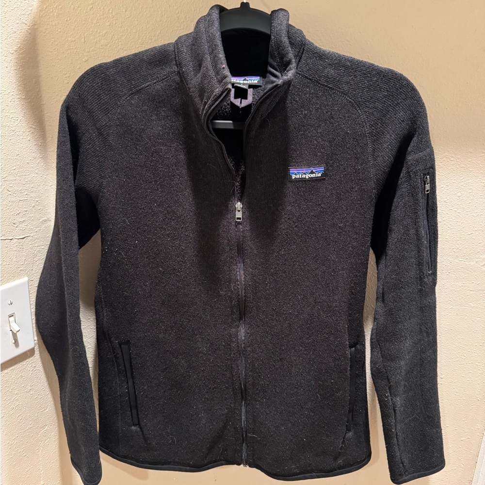 NWOT Patagonia Black Full Zip Better Sweater